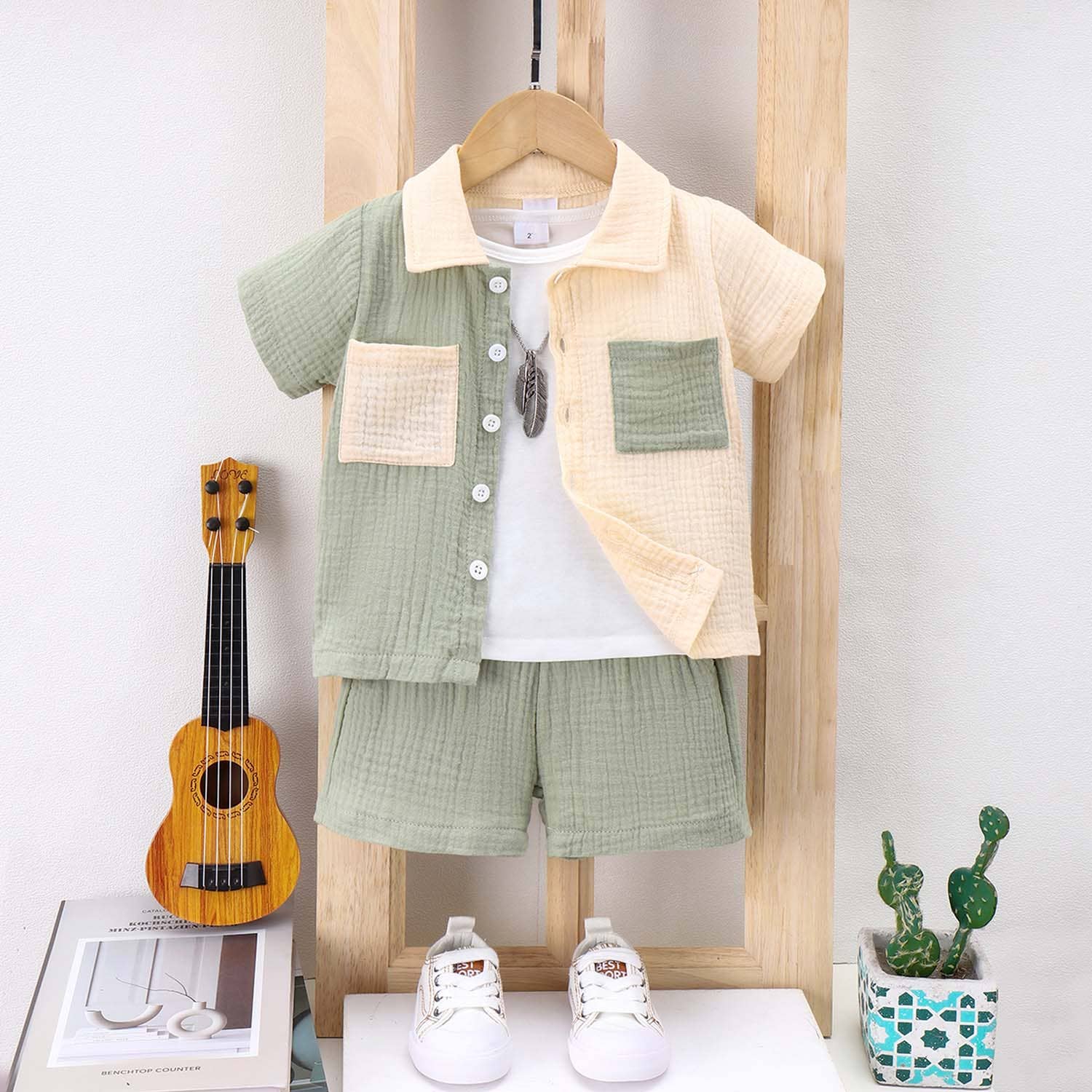 Color block Toddler 3-Piece Set