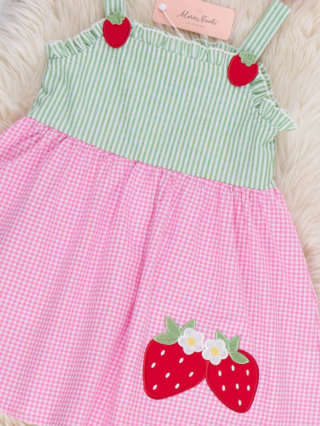 Sweet Berry Duo Embroidered Dress