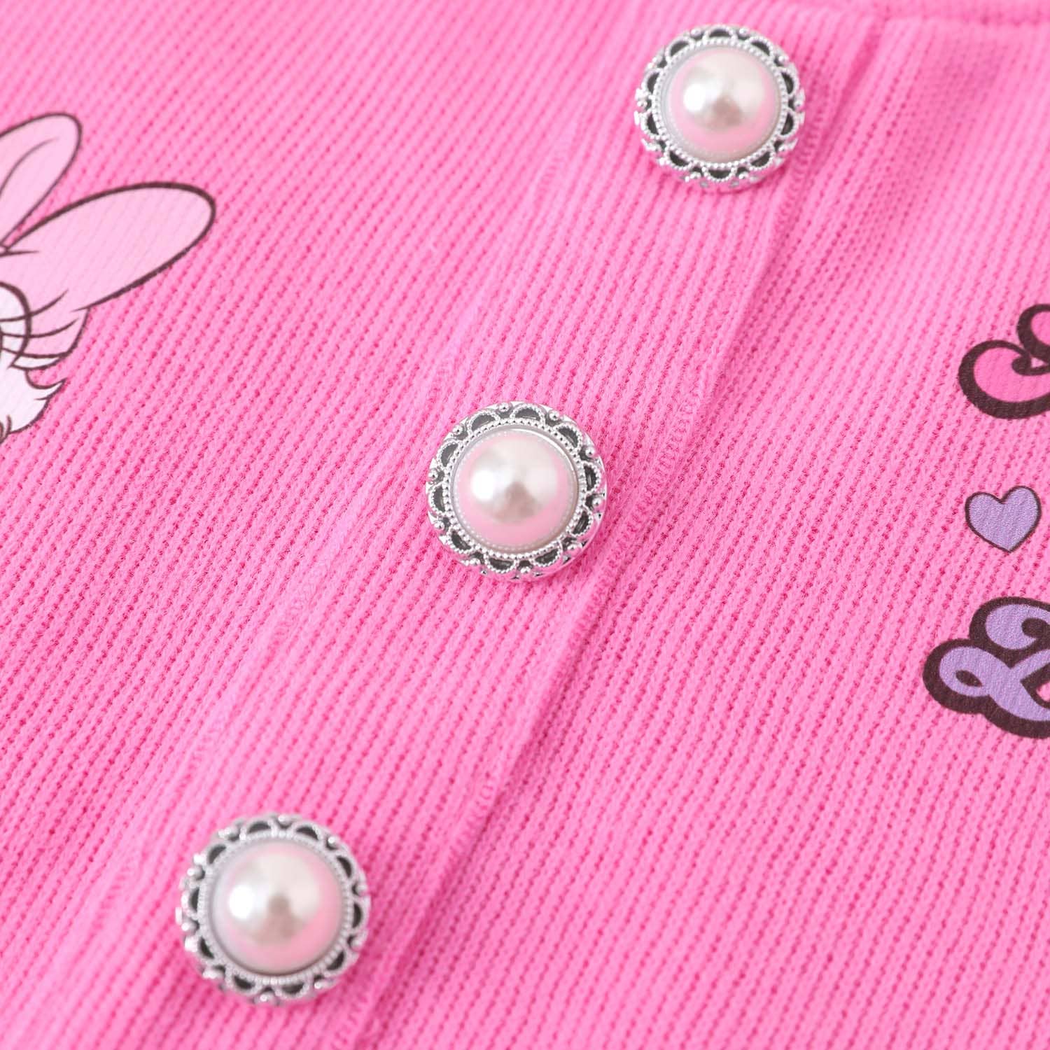 Minnie and Daisy Pink Skirt Set