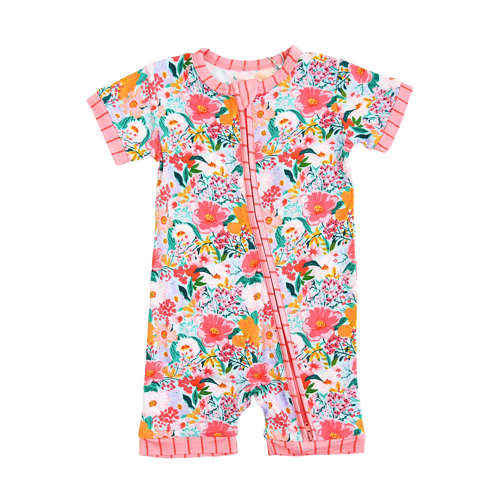 Cecelia Floral Shorty Zip
